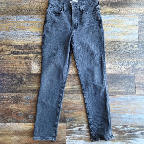 Madewell The Perfect Vintage Jeans High Rise Stretch Lunar Wash Black - Picture 2 of 10